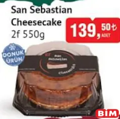 2F SAN SEBASTİAN CHEESECAKE 550 G 2F SAN SEBASTİAN CHEESECAKE 550 G